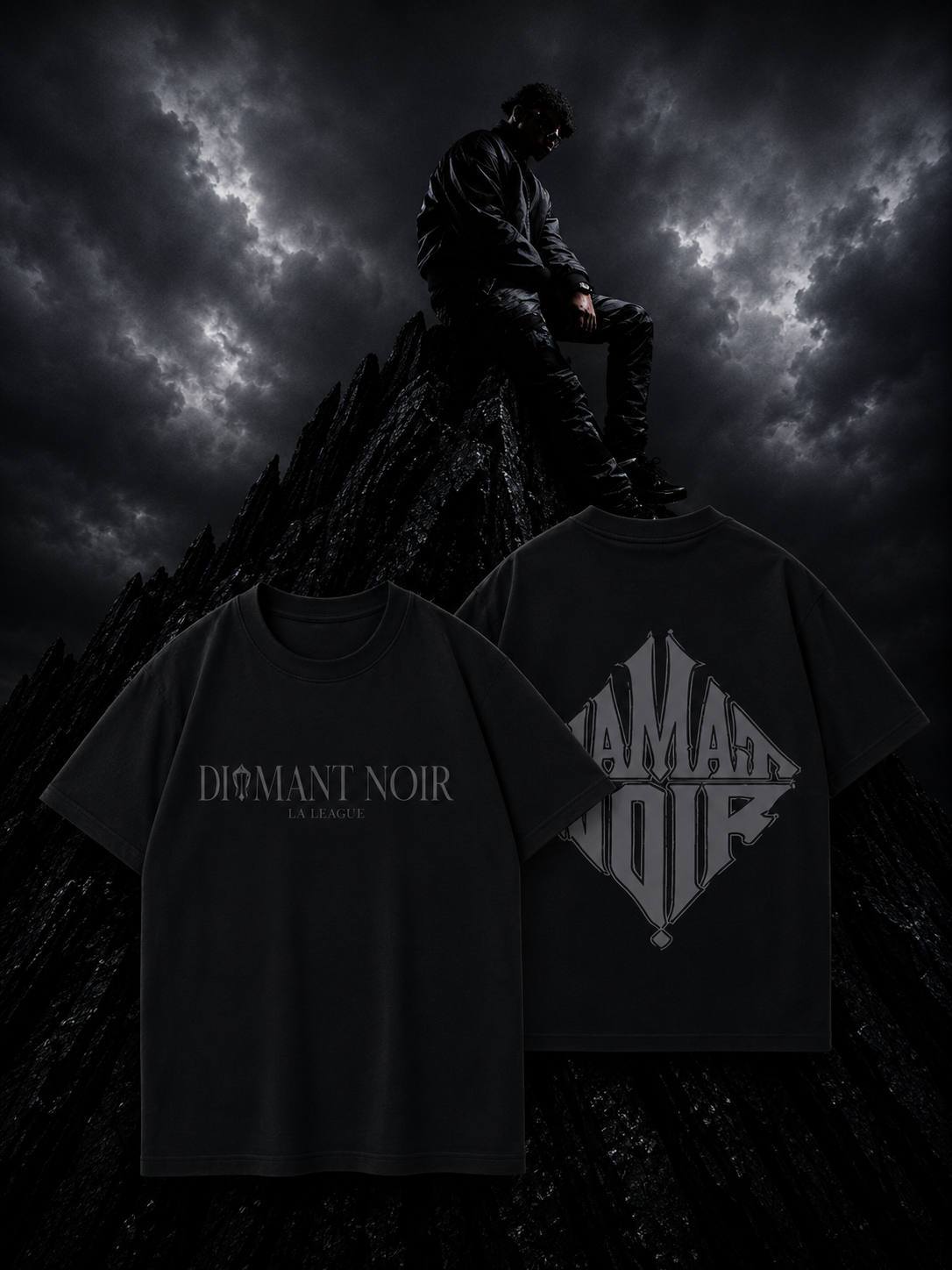 T-shirt Diamant Noir