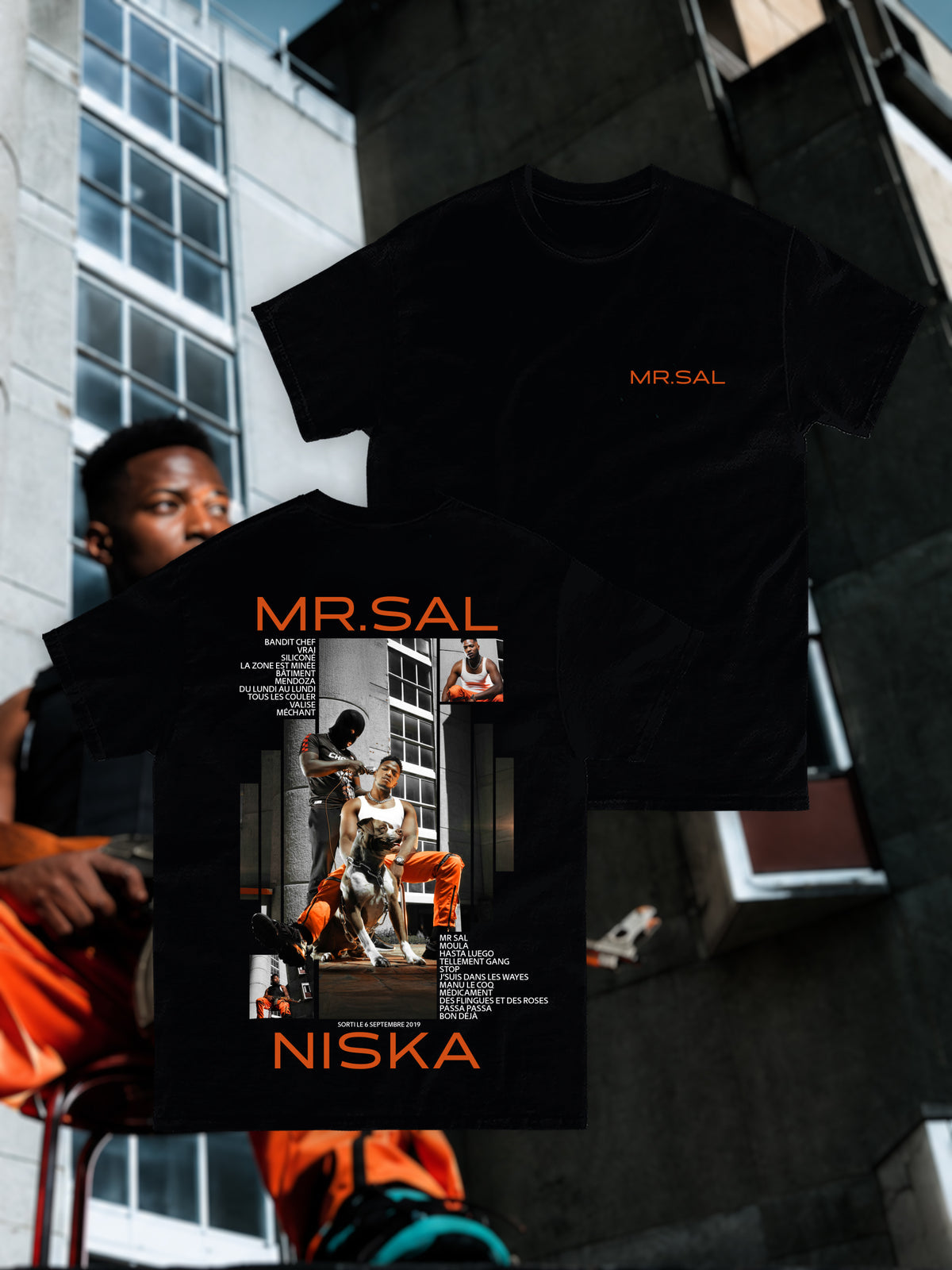 T-shirt Niska MR.SAL