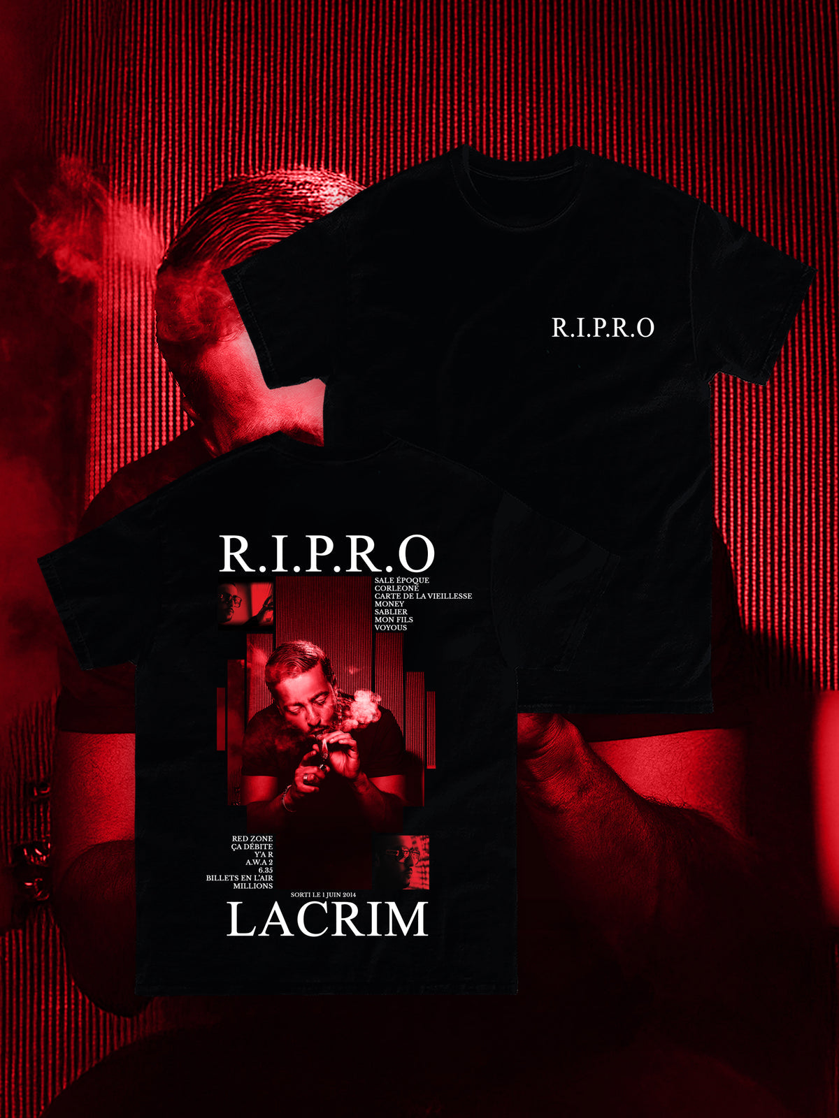 T-shirt RIPRO lacrim